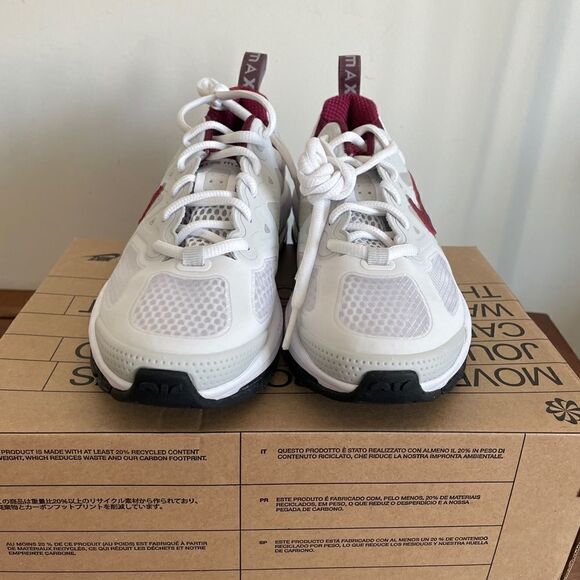 Nike Air Max Genome(GS) White Dark Beetroot Women 6.5/Big Kid 5Y(CZ4652-105) - Picture 6 of 11